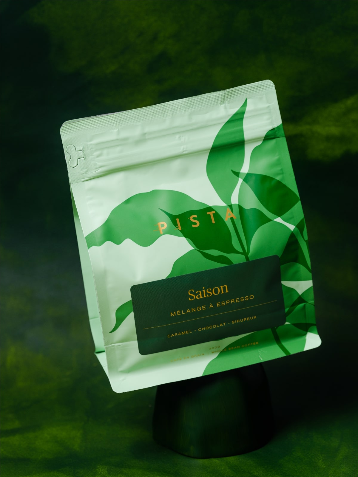 Saison, Café Pista, mélange à espresso coffee blend, caramel, chocolat, sirupeux, torréfacteur local à Montréal, fair trade, ethical, third wave