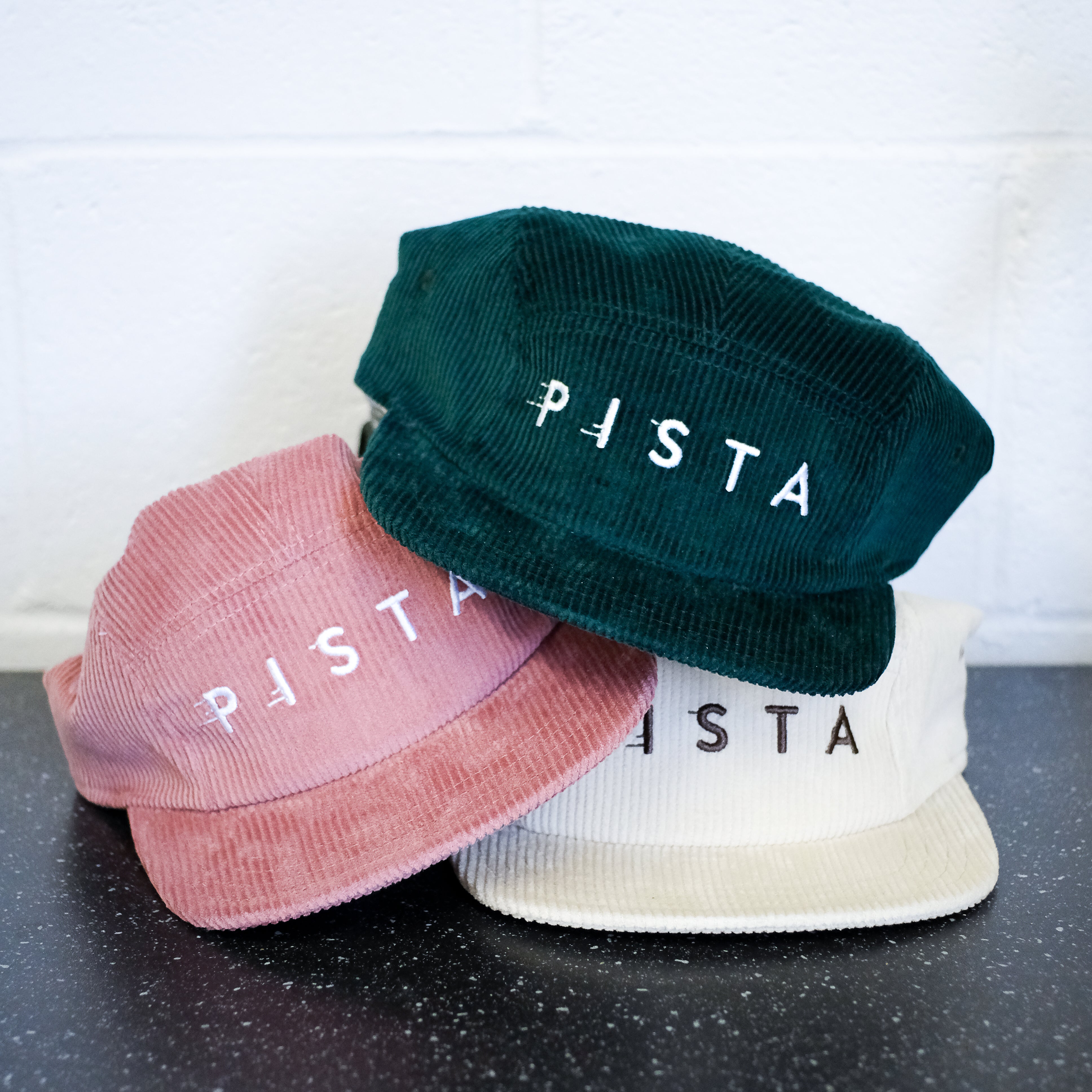 Casquette corduroy Pista – Café Pista